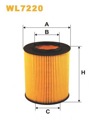 WIX FILTERS wl7220 -  Фильтр масляный двигателя